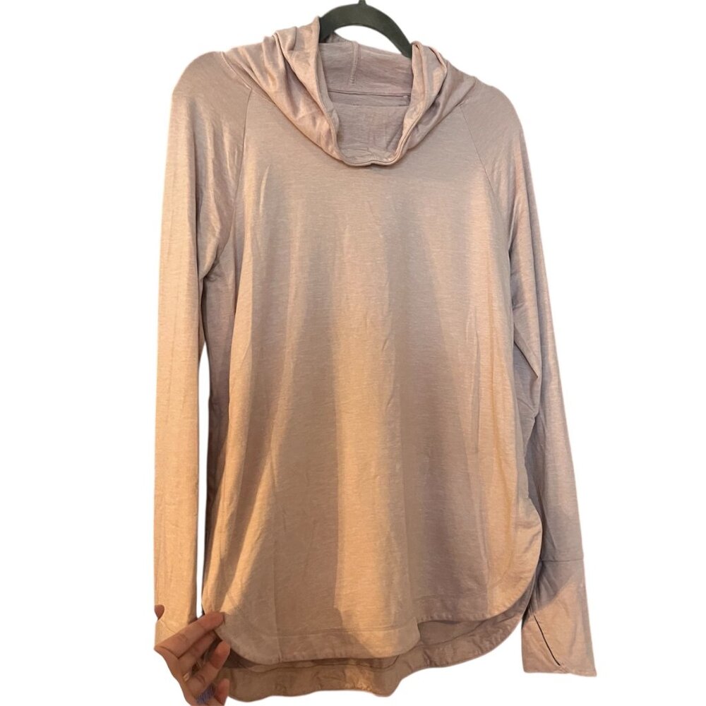 Athleta Hooded Sweatshirt Pink Womens Sz Medium